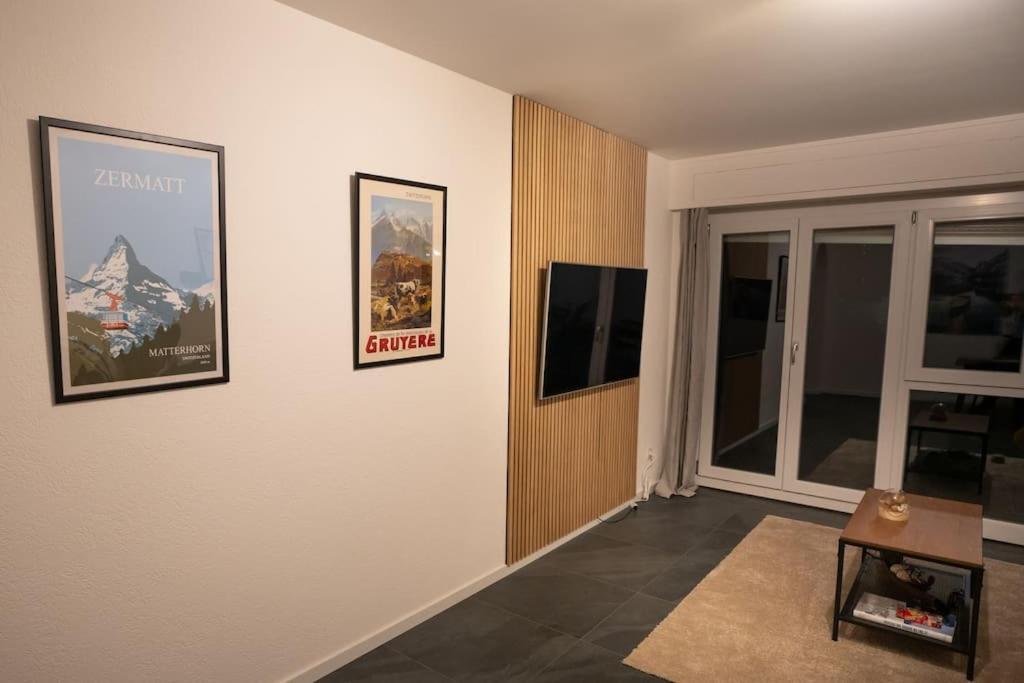 Appartement Spacieux Au Centre De La Gruyere Broc Exteriér fotografie